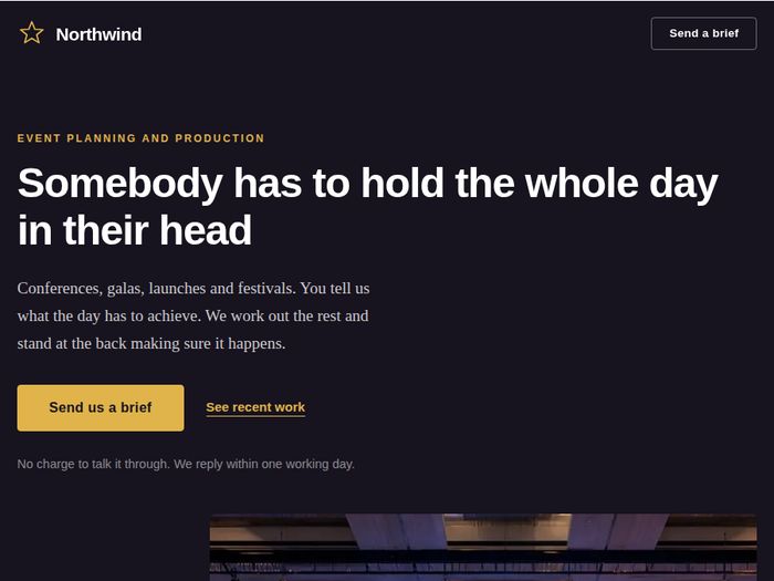 Northwind: The whole page, top to bottom